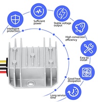 Convertisseur DC-DC élévateur 15-35V vers 12V 5A 10A 15A 60W 180W Module de tension automobile pour affichage LED industriel simple
