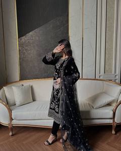 99% naturel brodé séquence travail Micro coton manches Sharara Pallu Dupatta ensemble Festival porter pour Lehenga - Product Image 3