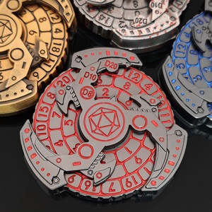 Ensemble <span class=keywords><strong>de</strong></span> dés <span class=keywords><strong>de</strong></span> jeu <span class=keywords><strong>de</strong></span> rôle 7-en-1 en métal rotatif avec alphabet, idéal pour D&D et jeux <span class=keywords><strong>de</strong></span> société – Cadeau parfait pour les fans <span class=keywords><strong>de</strong></span> RPG - Product Image 4