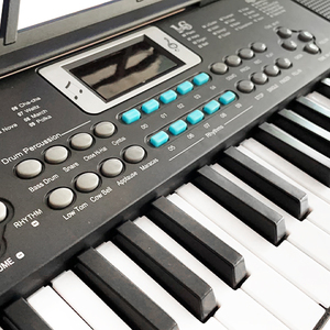 <span class=keywords><strong>Clavier</strong></span> de piano électrique 54 touches en plastique avec haut-parleur intégré, design compact, multifonctionnel, orgue électronique à accord simple, alimentation USB - Product Image 2
