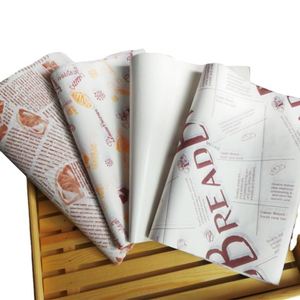 Pizza Sushi Grease Proof Craft <b>Paper</b> <b>Wrapping</b> for Burgers Breads Noodle Packaging Single Side PE Coated Custom Printed - Product Image 6