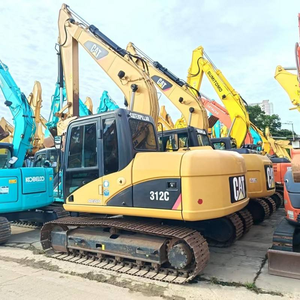 รถขุดมือสองรุ่น 312c น้ำหนักใช้งาน 12 ตัน มอเตอร์ ปั๊ม เครื่องยนต์ เกียร์ PLC แบริ่ง กำลัง 74 กิโลวัตต์ บุ้งกี๋ขนาด 0.53 เมตร - Product Image 3