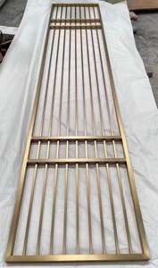 Séparations murales pour restaurants, salle à manger, cloison en acier inoxydable, panneaux <span class=keywords><strong>de</strong></span> séparation d'écran en métal découpés au laser - Product Image 4