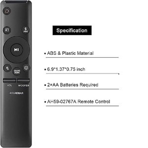 รีโมทคอนโทรลอเนกประสงค์ AH59-02767A สำหรับซาวด์บาร์ซัมซุง รีโมทคอนโทรลโฮมเธียเตอร์ระบบเสียงรอบทิศทาง - Product Image 5