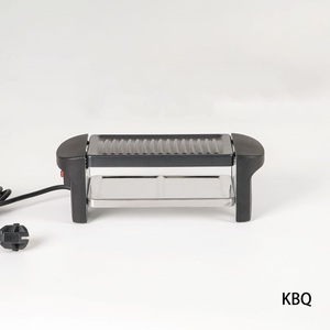 Grill <span class=keywords><strong>Raclette</strong></span> Électrique d'Intérieur Coréen Sans Fumée GS CE CB pour Barbecue <span class=keywords><strong>2</strong></span> Personnes - Product Image 2