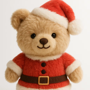 OEM personalizzato natale simpatico cartone animato <span class=keywords><strong>orsacchiotto</strong></span> di Babbo Natale uomo di pan di zenzero alce peluche per festa <span class=keywords><strong>vestito</strong></span> su ornamento bambola - Product Image 1