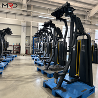 Machine à Pec Fly Haut de Gamme, Appareil de Musculation Thoracique à Poids pour Entraînement de Force du Haut du Corps, Équipement de Gymnastique et Fitness