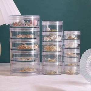 Wholesale Mini <b>Small</b> Clear Plastic <b>Storage</b> Box With <b>Lid</b> Multifunctional Jewelry Bead Necklace Organizer <b>Boxes</b> Custom Logo - Product Image 3