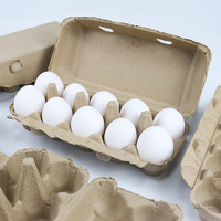 Cartons à œufs en pâte de papier biodégradable et écologique (4-30 unités) pour œufs de poule - Emballage alimentaire pliable et sûr