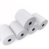 Rouleau de papier thermique pour caisse enregistreuse, taille personnalisée, 80x80mm, fourni par l'usine, utilisé pour les supermarchés, les banques, les hôtels, les restaurants