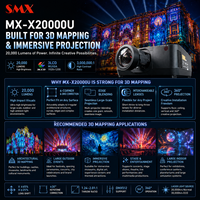 Projecteur laser professionnel 20000 ANSI Lumens pour projection 3D, mélange de projections et affichages architecturaux – Solution AV