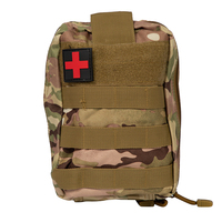 Kit de Supervivencia Táctico de Primeros Auxilios, Bolsa Molle de Emergencia para Exteriores, Organizador de Herramientas Médicas, Ligero y Duradero