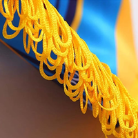 Drapeau d'échange personnalisable pour équipes de football avec conception gratuite, en satin écologique et tige en PVC
