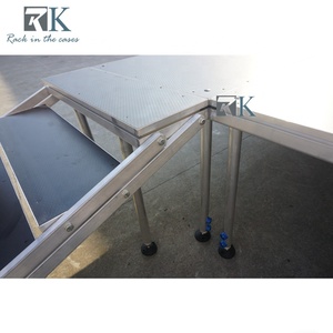 Escenario de plataforma de madera para exhibiciones, Instalación rápida, venta de escenario de cuatro patas - Product Image 6