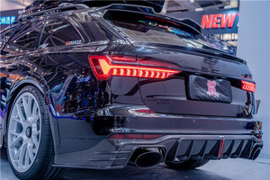 Kit carrosserie en fibre de carbone pour Audi A6 Allroad, nouveau diffuseur avant, spoiler, pare-chocs - Product Image 6