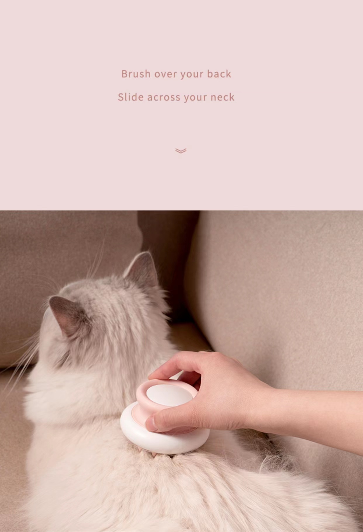 ABS Pet Grooming Tool Dog Hair Massage Grooming Brush