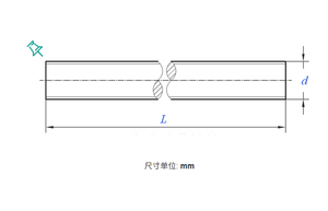 <span class=keywords><strong>Tige</strong></span> <span class=keywords><strong>filetée</strong></span> à double tête en acier inoxydable 304, boulon à deux têtes, <span class=keywords><strong>tige</strong></span> de connexion, boulon M8 en acier inoxydable, galvanisé, double extrémité - Product Image 2