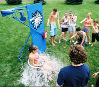 Jet d'eau gonflable personnalisé pour l'été, grand jeu de réservoir Dunk, cible Alternative, éclaboussures facile à Dunker