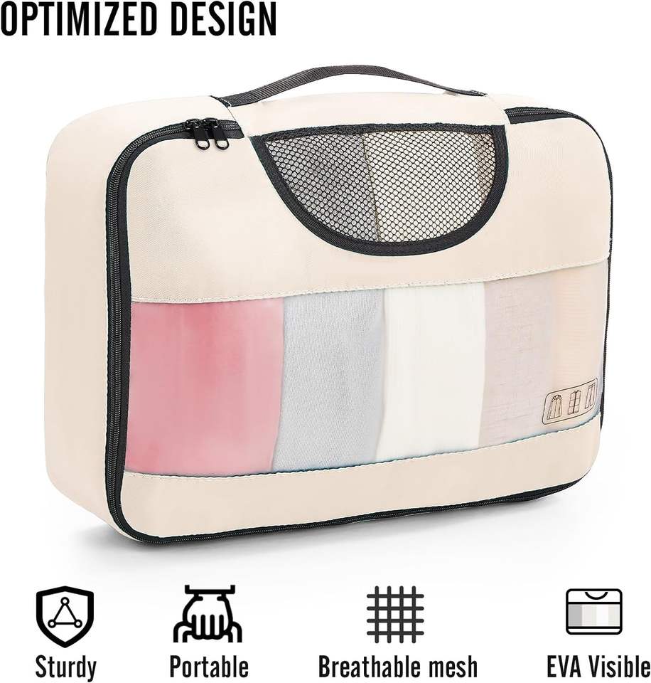 8-Piece Packing Cubes for Travel Luggage - Image 5