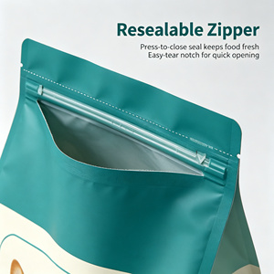 Sac d'emballage alimentaire pour animaux de compagnie imprimé sur mesure, pochette refermable autoportante pour chiens et chats, stockage d'aliments 2 kg - Product Image 4