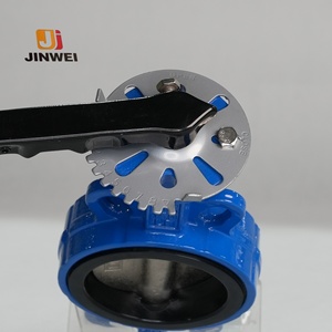 Dọc tấm sắt dễ uốn Van bướm với hai chiều mềm con dấu thép không gỉ xử lý loại đúc kỹ thuật - Product Image 4