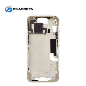 เคสโทรศัพท์มือถือ iPhone 15 รุ่นกรอบกลาง พร้อมปุ่มเปิดปิดและปุ่มปรับระดับเสียง ดีไซน์แบบมีแถบป้องกัน - Product Image 1