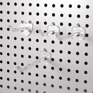 Bán Buôn Giá Rẻ Nhựa Hàng Hóa Treo Móc Áo Hiển Thị Móc Máng Khe Cắm Tấm Hội Đồng Quản Trị Hàng Hóa Khuyến Mãi Cửa Hàng Giá Kệ - Product Image 4