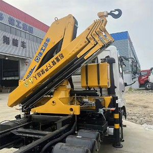 Grue de levage montée sur camion à bras articulé hydraulique de 4 tonnes avec une hauteur de levage de 10,5 m - Product Image 4