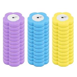 Wholesale Disposable Toilet <b>Brush</b> Refill 6pcs/set, 3-Layer Sponge Replacement Head for Bathroom <b>Cleaning</b>, Bulk Household - Product Image 3