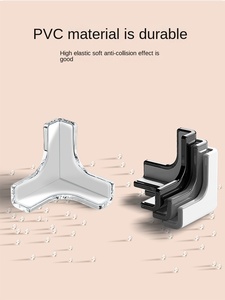 Protectores de esquina de acrílico de PVC anticolisión <span class=keywords><strong>transparente</strong></span> Borde de ángulo recto tridimensional plano Protectores de esquina de <span class=keywords><strong>mesa</strong></span> que no dejan marcas - Product Image 6