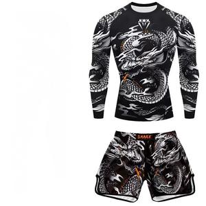 Conjunto de Boxeo de Secado Rápido para Hombre y Mujer, Pantalones Cortos de Boxeo, Ropa de Entrenamiento de Sanda - Product Image 3