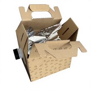 Sac Bag-in-Box BIB personnalisé de 32oz, 64oz, 96oz, 128oz, 160oz avec valve pour emballage distributeur de café, thé et liquides à emporter – Vente chaude - Product Image 1