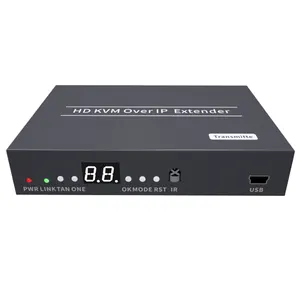 Een Voor Veel Tot Veel Hd Usb Kvm Extender Over Tcp/Ip Single Cat5e/6 Tot 150M Met Ir Extensie