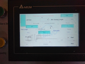Độ Chính Xác Cao Hiển Thị Kỹ Thuật Số <span class=keywords><strong>Cnc</strong></span> Nhôm Hai Đầu Đúp <span class=keywords><strong>Head</strong></span> Window Cắt <span class=keywords><strong>Saw</strong></span> Máy Móc - Product Image 5