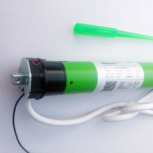 Motor tubular moderno <span class=keywords><strong>Chuango</strong></span> 35R-10N/17 para persianas enrollables y contraventanas, con control remoto, motor de CA de aluminio con escobillas, capacidad de carga de 10 kg - Product Image 1