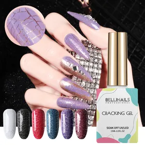 Bellinails Chất lượng cao ngăn ngừa móng tay nứt UV/Led Gel Polish dễ dàng áp dụng 15ml củng cố Gel cho tiệm làm móng tay