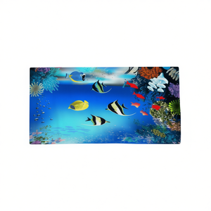 Asciugamano da Spiaggia Buonic 80x160cm con Stampa di Pesci Subacquei ad Asciugatura Rapida - Product Image 1