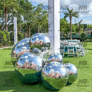 Inflatable Metallic <b>Ball</b> Decorative <b>Mirror</b> Balloons Big Shiny <b>Balls</b> Customized Decorative Inflatable Iridescent <b>Mirror</b> <b>Balls</b> Gia - Product Image 6