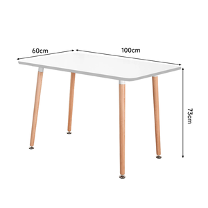 Hot Selling High Quality Modern Simple MDF <strong>Desktop</strong> Solid Beech Wood Leg Leisure Facilities Dining Tea Table Outdoor Tables - Product Image 2