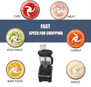 1200W 多功能食品加工机，带手动/自动档位，3 档脉冲搅拌/切碎/揉捏功能，橙汁机 - Product Image 4