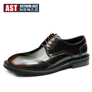 Nouvelles Chaussures Oxford Formelles Britanniques Décontractées de Luxe pour Hommes, en Cuir, Fabriquées à la Main, Imperméables, Amortissantes, Antidérapantes, Intemporelles, à Enfiler - Product Image 6