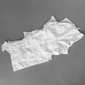 Trapos de limpieza para aceite, trapos blancos para impresión, trapos industriales de algodón, trapos de camiseta de algodón, trapos de algodón de 8 kg, blancos - Product Image 1