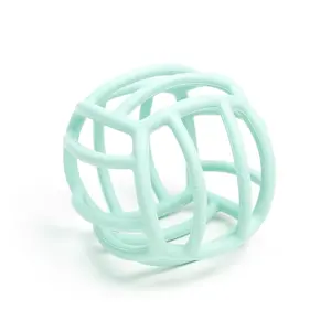 Hot Sale New Arrival Non-Toxic Wholesale 100% Food Grade BPA Free Silicone Baby Teething Chew Kids Ball