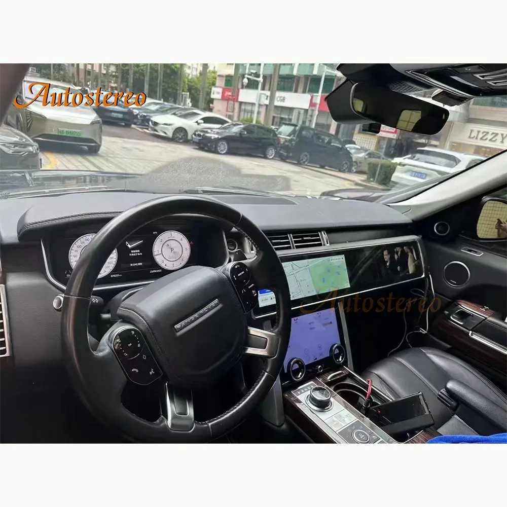 Tableau de bord numérique Android pour Land Rover Range Rover Vogue L405 2013-2019 Compteur de vitesse Radio Multimédia