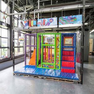 Brightly Colored Modular Soft PVC/Wooden Play Equipment for Kindergarten School <b>Indoor</b> Playground Kid's <b>Slide</b> Shopping Mall - Product Image 4