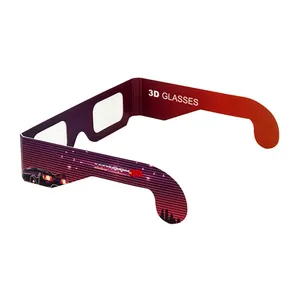 2024新しいホット販売特殊レンズカスタマイズ可能なパターンサングラス紙3D花火回折ガラスパーティー用