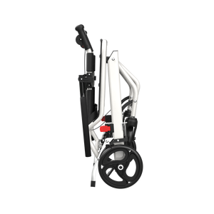 Silla <span class=keywords><strong>de</strong></span> <span class=keywords><strong>Ruedas</strong></span> Económica para Avión <span class=keywords><strong>con</strong></span> Frenos <span class=keywords><strong>de</strong></span> Mano para Adultos y Niños, Silla <span class=keywords><strong>de</strong></span> <span class=keywords><strong>Ruedas</strong></span> Plegable Ligera y Portátil - Product Image 4