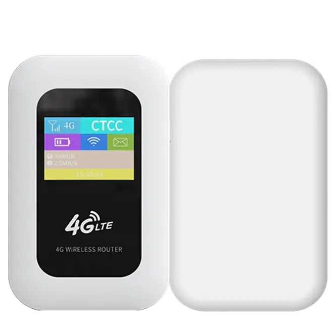 300Mbps Outdoor Portable WiFi Router Hotspot com 4G Suporte 1.44 Polegada Tela e Slot para Cartão SIM para Uso Doméstico