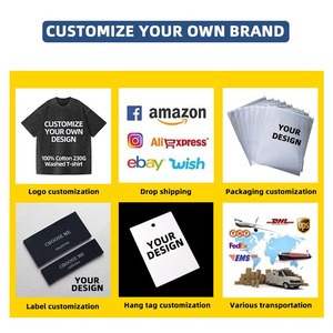 <span class=keywords><strong>T</strong></span>-<span class=keywords><strong>Shirt</strong></span> Vintage con Logo Personalizzato, Effetto Lavaggio Acido, Cotone Pesante, Oversize, 100% Cotone per Uomo - Product Image 4