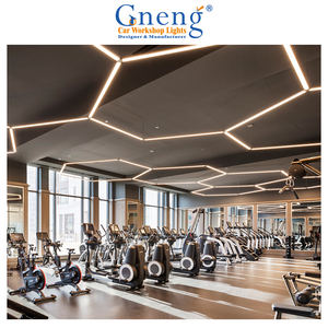 Luz <span class=keywords><strong>Led</strong></span> Rgb Hexagonal personalizada, moderna, para Club, taller, gimnasio, tienda, Bar, luz RGB - Product Image 6